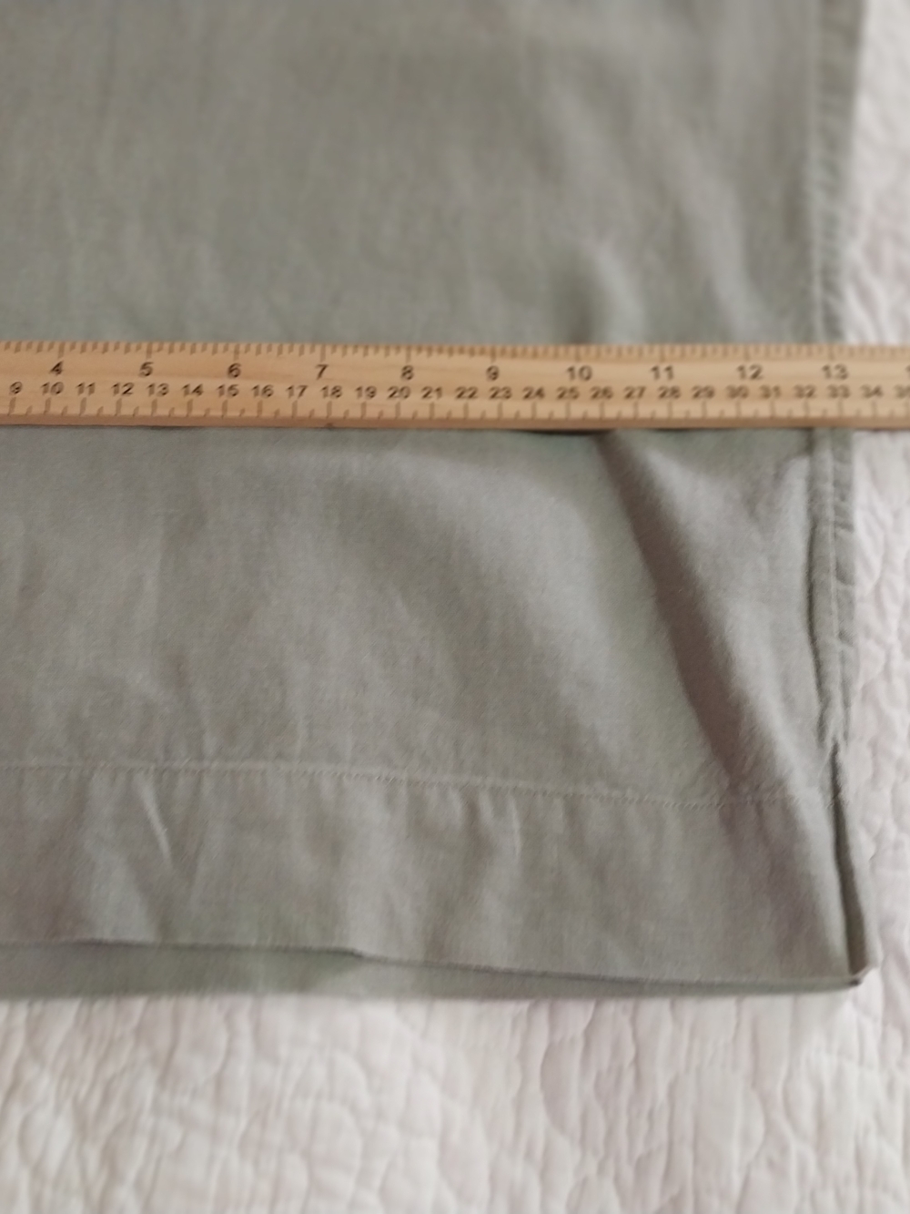 Cinthia Rowley Linen Relaxed Straight-Leg Drawstring Pants in Sage Green 1x - Picture 8 of 11